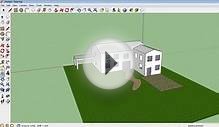Google Sketchup tutorial 10 - Making a garden, paths and patio